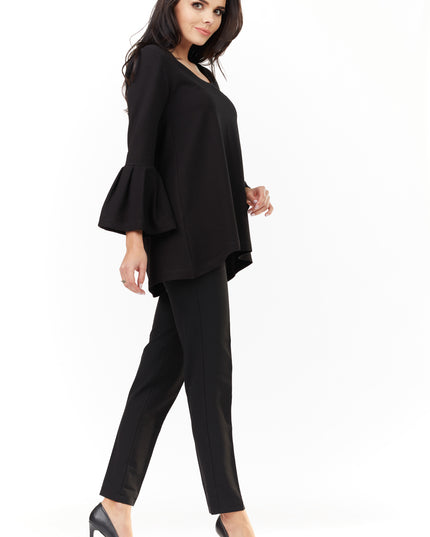 445-BLACK-SM-9-Blouse M156-9