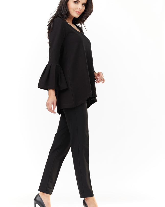 445-BLACK-SM-9-Blouse M156-9