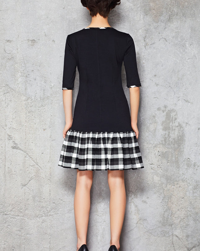 981-LARGE-GRID-M-3-Dress M037-3