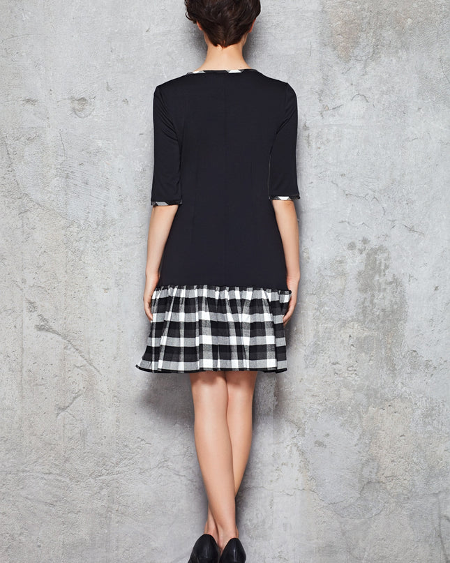981-LARGE-GRID-M-4-Dress M037-4
