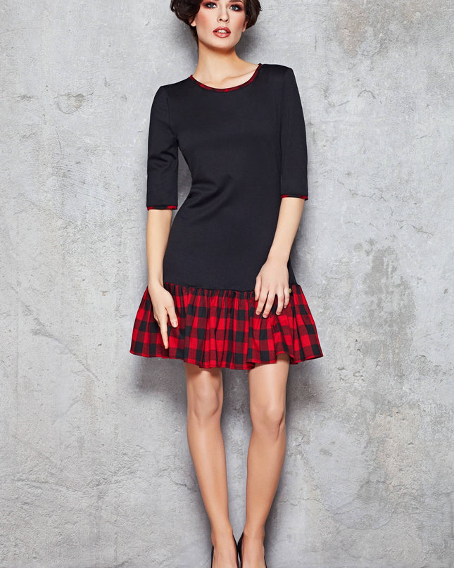 981-RED-S-1-Dress M037-1