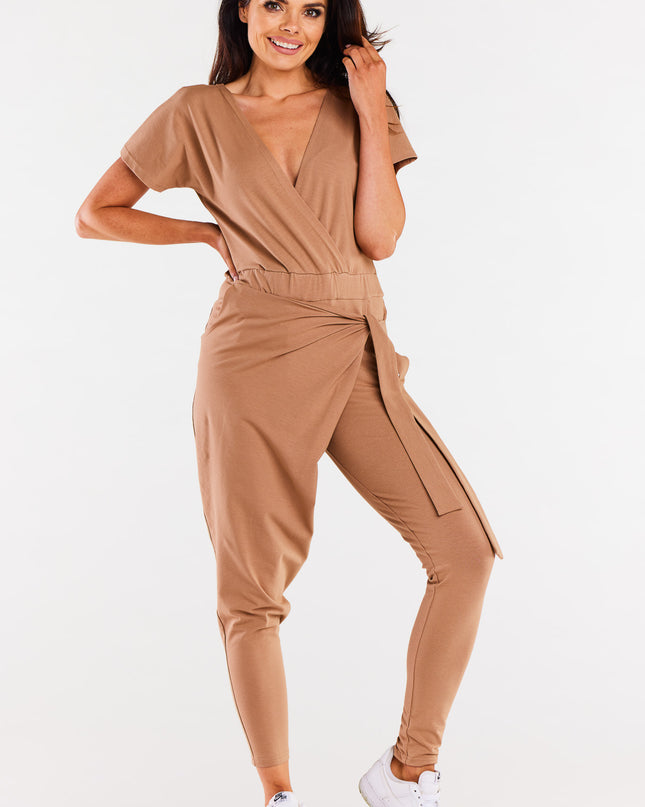 12810-BEIGE-LXL-1-Dungarees M298-1