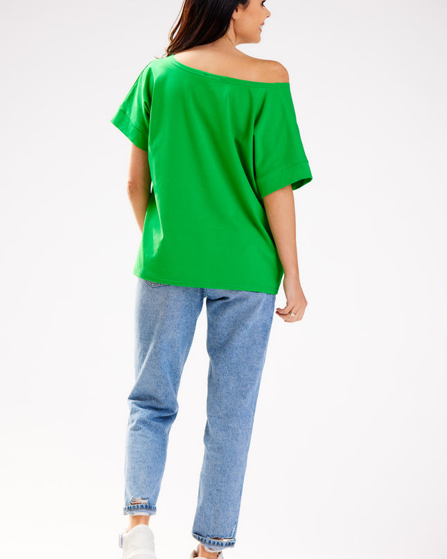 839-GREEN-ONE-SIZE-3-Blouse M254-3