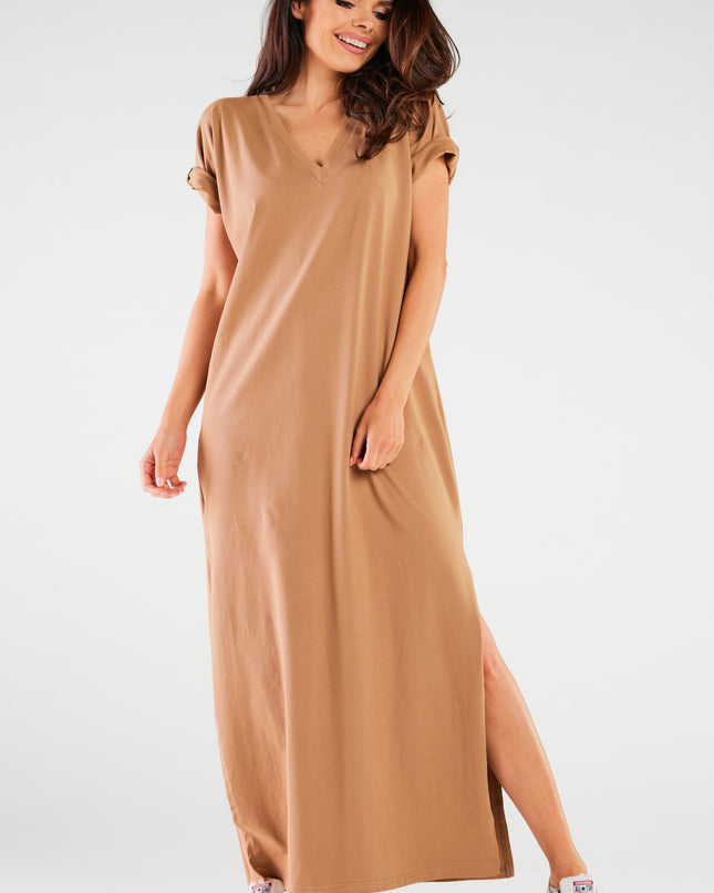 841-BEIGE-LXL-1-Dress M256-1