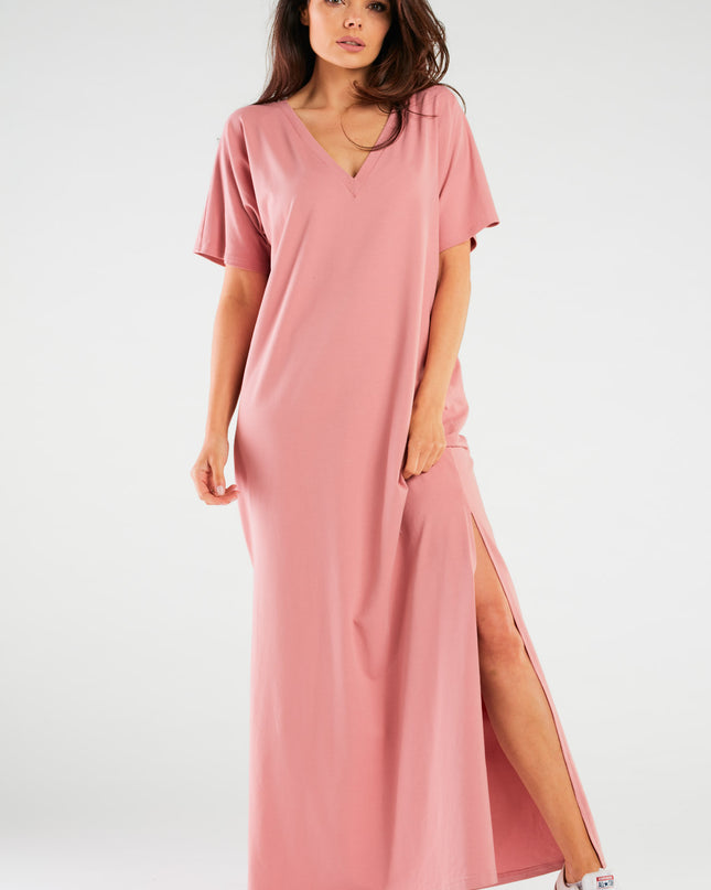 841-PINK-LXL-1-Dress M256-1