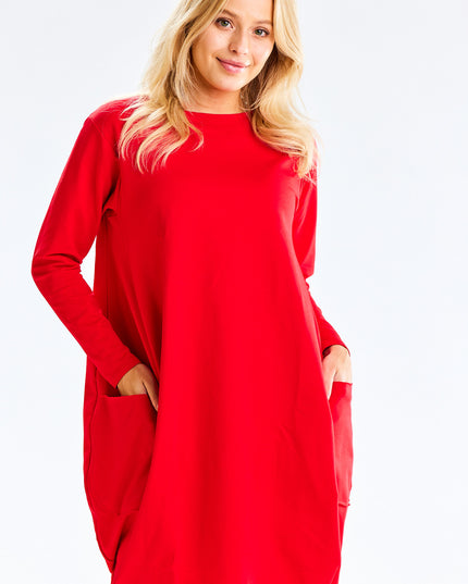 14293-RED-LXL-1-Dress M329-1